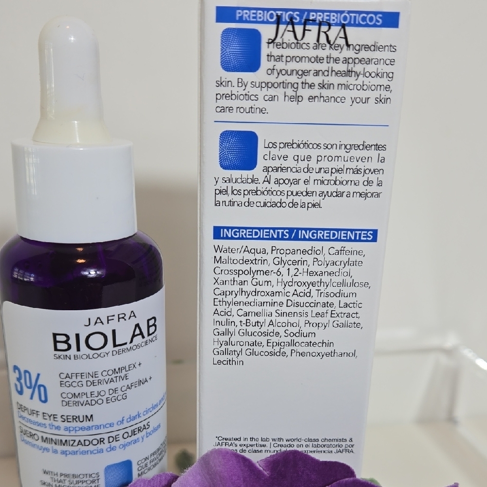 JAFRA Biolab Depuff Eye Serum 1 oz • Caffeine + EGCG • Anti-Puffiness - Picture 3 of 4